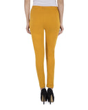 Alisha & Chloe Women Solid Regular Fit Cotton/Spendex Legging G115 Mustard