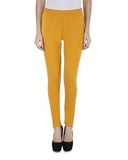 Alisha & Chloe Women Solid Regular Fit Cotton/Spendex Legging G115 Mustard