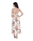 Miss Innocent Women Floral 100% Rayon Dress G110 Ivory