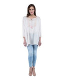 Alisha & Chloe Women Solid Regular Fit 100% Rayon Top G69 Peach