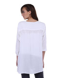 Alisha & Chloe Women Solid Regular Fit 100% Rayon Top G71 OffWhite