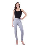 Alisha & Chloe Women Solid Regular Fit 95% Cotton & 5% Spendex Legging G80 Grey