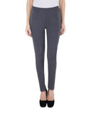 Alisha & Chloe Women Solid Regular Fit Cotton/Spendex Legging G114 Grey