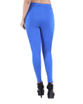 Alisha & Chloe Women Solid Regular Fit Cotton/Spendex Legging G81 Royal