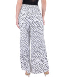Miss Innocent Plus sizes Polka Dot 100% Polyester Palazzo Pant G103 Black/White