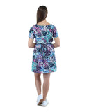 Alisha & Chloe Women Floral Mid Length 100% Polyester Dress G38 Multicolor