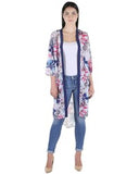 Miss Innocent Junior Tropical print kimono with trim