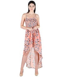 Miss Innocent Women & Girls Plus Size Casual Party Wear Dress Top G16 Peach