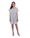 Miss Innocent Plus sizes Polka dot Print dress