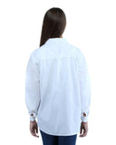 Miss Innocent White Button down Shirt in Regular and Plus sizes