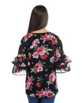 Alisha and Chloe Floral Plus top