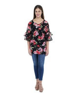 Alisha and Chloe Floral Plus top