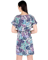 Alisha & Chloe Plus size Tropical print dress