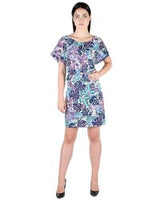 Alisha & Chloe Plus size Tropical print dress