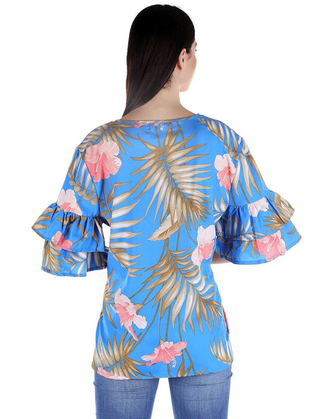 Alisha & Chloe Tropical Plus top