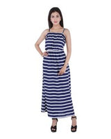 Alisha and Chloe Stripe Tube maxi dress in Plus sizes