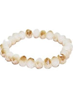 Stunning Crystal Bead Bracelet, Opal Nude