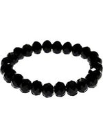 Stunning Crystal Bead Bracelet, Black