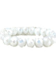 Stunning Crystal Bead Bracelet, Opal White