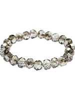 Stunning Crystal Bead Bracelet, Black Diamond