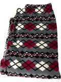 Fur Printed Legging, Pink-Grey
