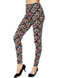 Curvy Geo Leggings, Multi