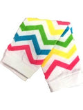 Kid's Chevron Leg Warmer, Multi Wide Stripe