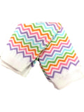 Kid's Chevron Leg Warmer, Multi Small Chevron pattern