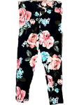 Toddlers' Floral Legging, Aqua