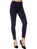 Moto Pants with Zipper on  Bottom, Navy
