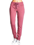 French Terry Jogger Pants, Dawn Pink
