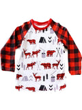 Unisex Buffalo Plaid Reinder S