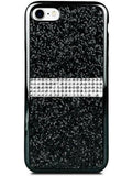 Gel Glitter Rhinestone Case, Black