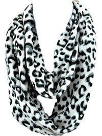 Animal print Infinity, White