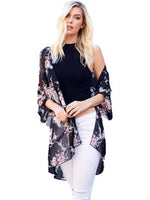 Curvy Bull Horn Kimono Cardigan