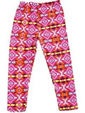 Girls Kaleidoscope Printed Legging, Pink