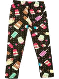 Girls Dessert Print Legging, Multi