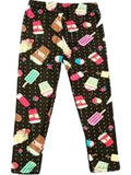Girls Dessert Print Legging, Multi