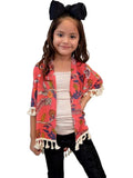 Girls Floral Cardigan, Multi