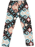 Girls Mulit Print Leggings, Multi
