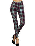 Plaid printed Leggings, Multi