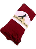 Over the Knee Boot Socks, Burgundy