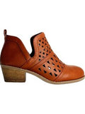 Our Chic Short Pattern Bootie, Tan