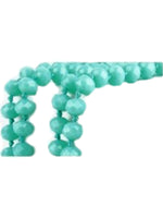 Stunning Glass Bead Necklace, Turquoise