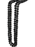 Stunning Glass Bead Necklace, Black