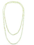 Stunning Glass Bead Necklace, Opal Green